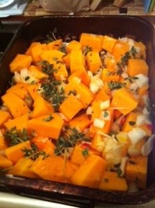 Pappardelle with butternut squash, blue cheese, chilli and&nbsp;thyme